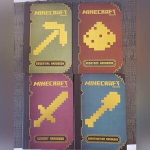 Handbook Set - Essential, Redstone, Combat, Construction Used Pre-owned